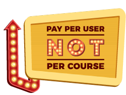 Licences - Pay per user not per course